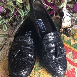 Bragano Italian Leather S11.5 Tassel Loafers